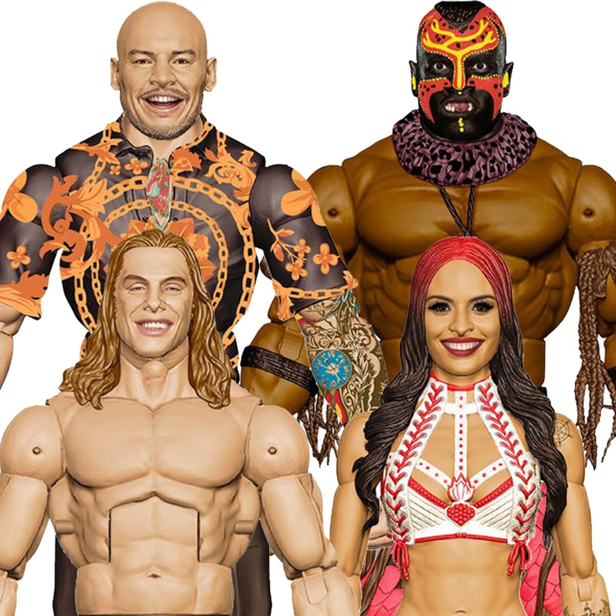 Pre-Order: WWE Elite 99 ft. Matt Riddle, Seth Rollins, Happy Corbin ...