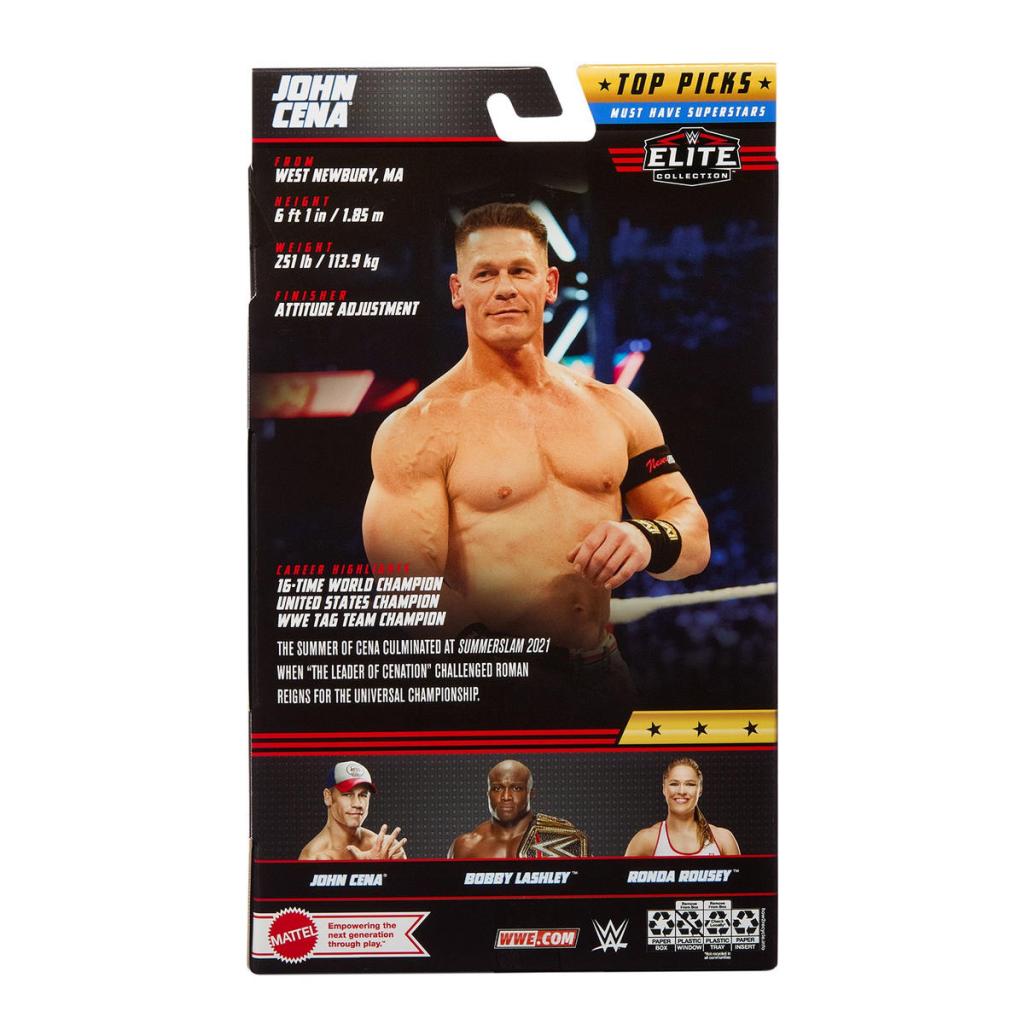 WWE Wrestling Toys: Top Picks John Cena Action Figure, 6-in Collectible for Ages 6 & Older