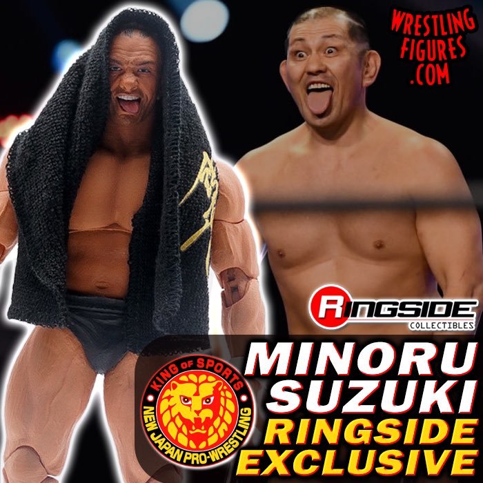 PreOrder Alert Minoru Suzuki Storm Collectibles Ringside Exclusive
