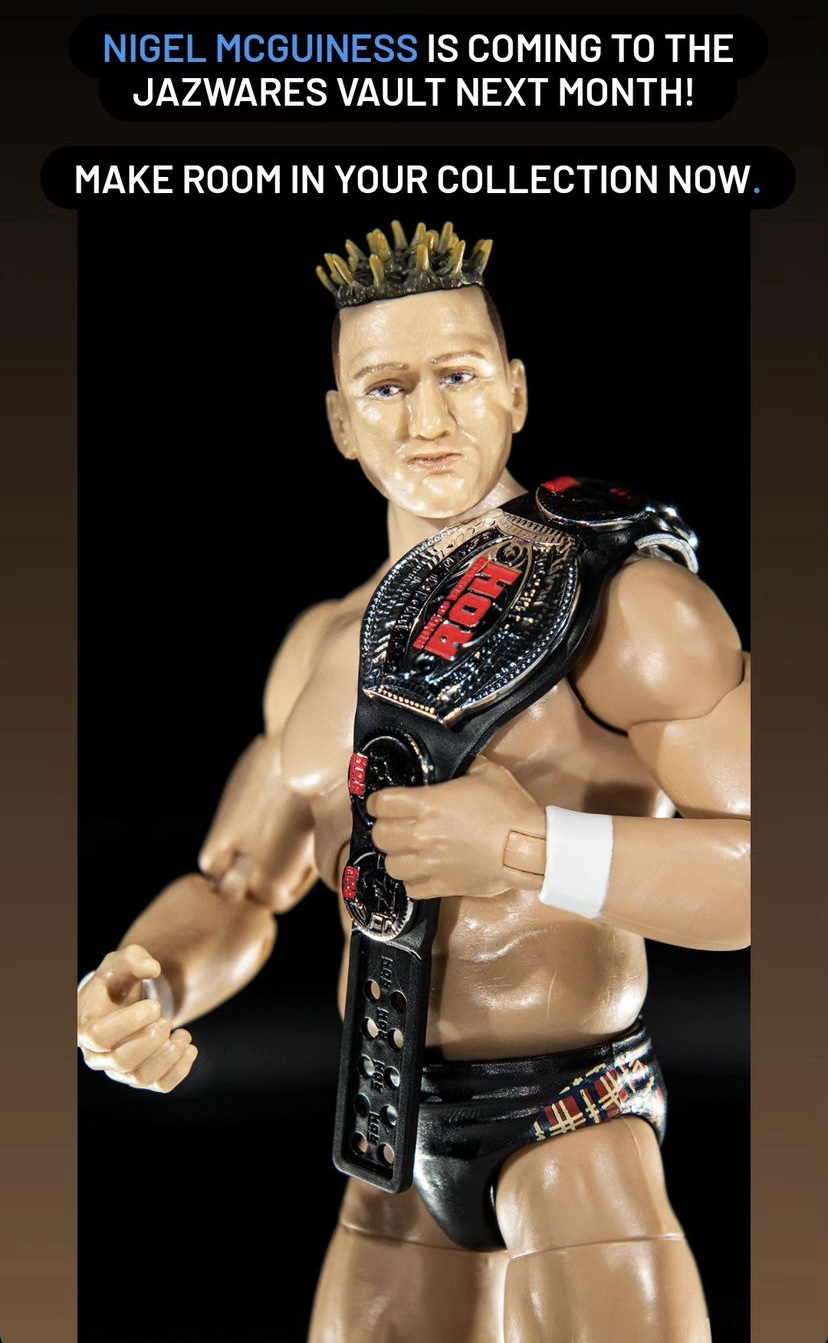 Nigel McGuinness' First AEW/ROH Action Figure Coming in October