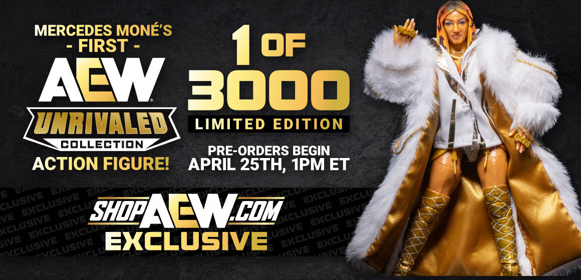 Pre-Order Alert: Mercedes Moné AEW 1 of 3K Figures Goes Live This