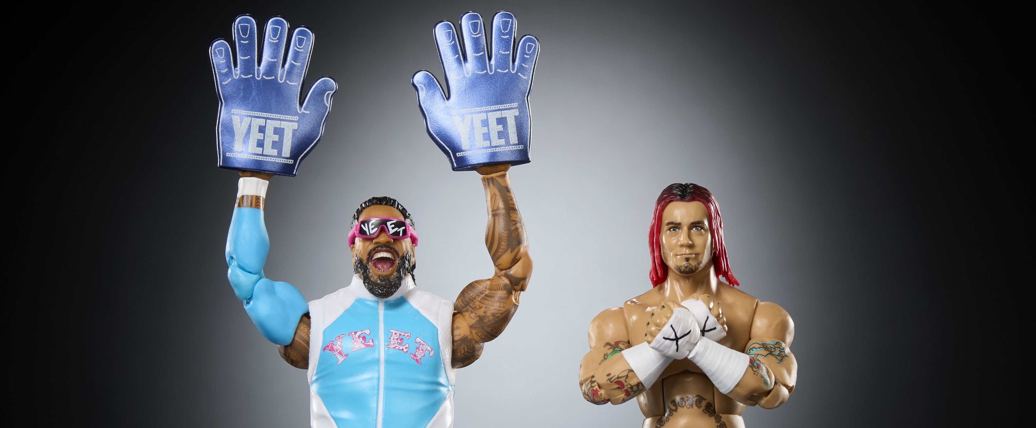 Photos: WWE Defining Moments Jey Uso & CM Punk Elites – Wrestling